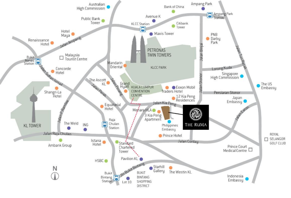 The RuMa Residences Location